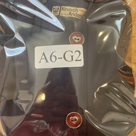 Kinloch Anderson Scotland Dress Girls 11 140 Blue Red Plaid Buttons Classic - Picture 8 of 8